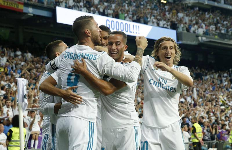 Las mejores imágenes del Real Madrid-Barcelona, vuelta de la Supercopa de España en el Santiago Bernabéu