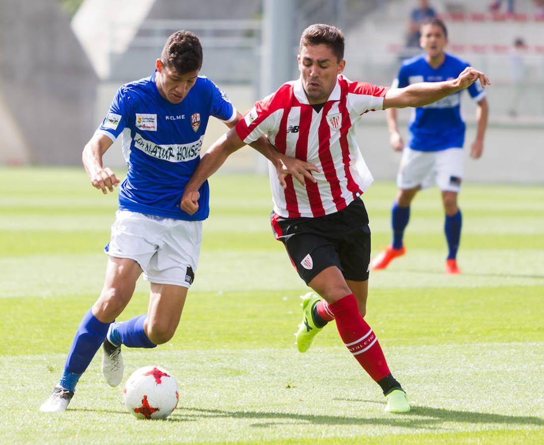 Gran comienzo de la UDL en Bilbao. La victoria riojana por 1-2 frente al Bilbao Athletic otorga al bloque de Sergio Rodríguez una energía extra en el arranque liguero. El buen trabajo colectivo revertió en un un triunfo convincente.