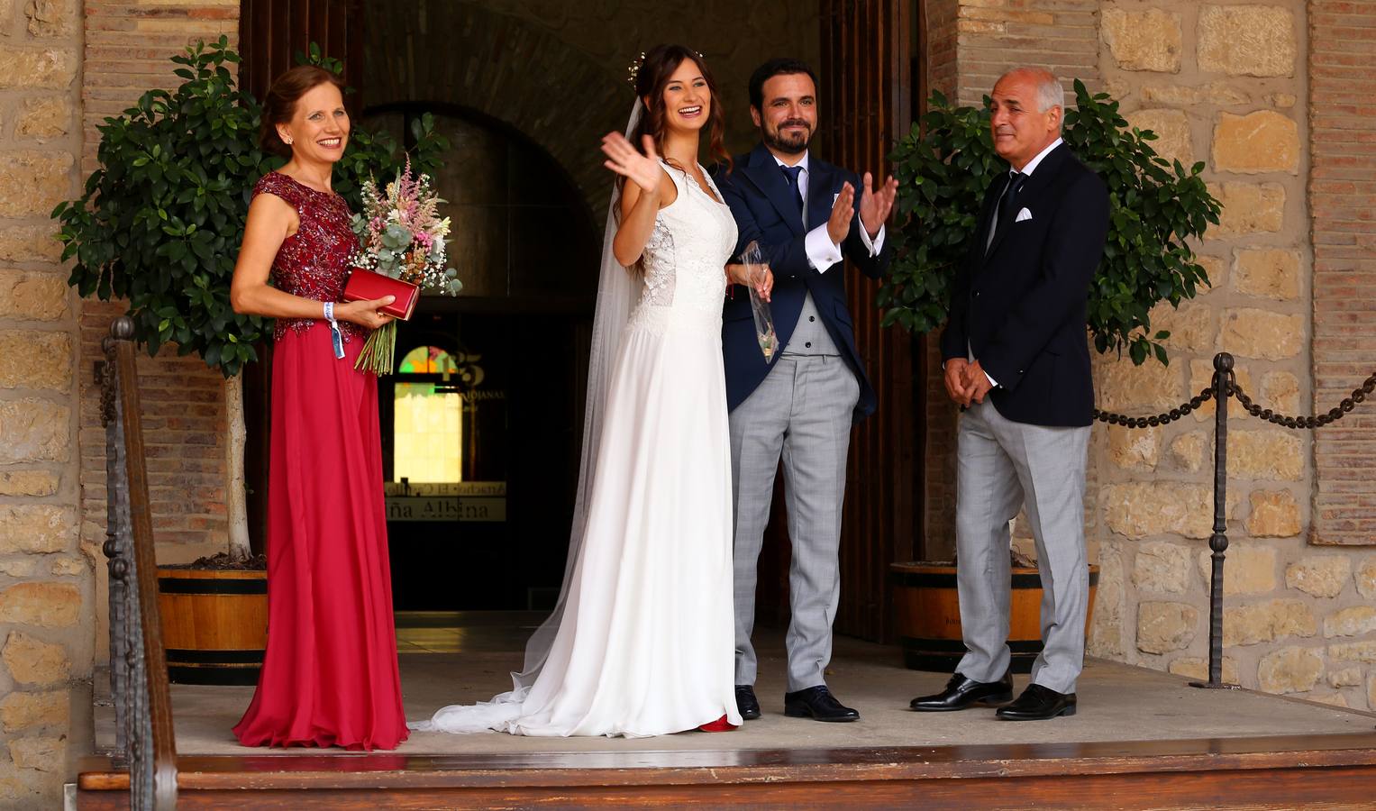 Boda de Alberto Garzón en Cenicero