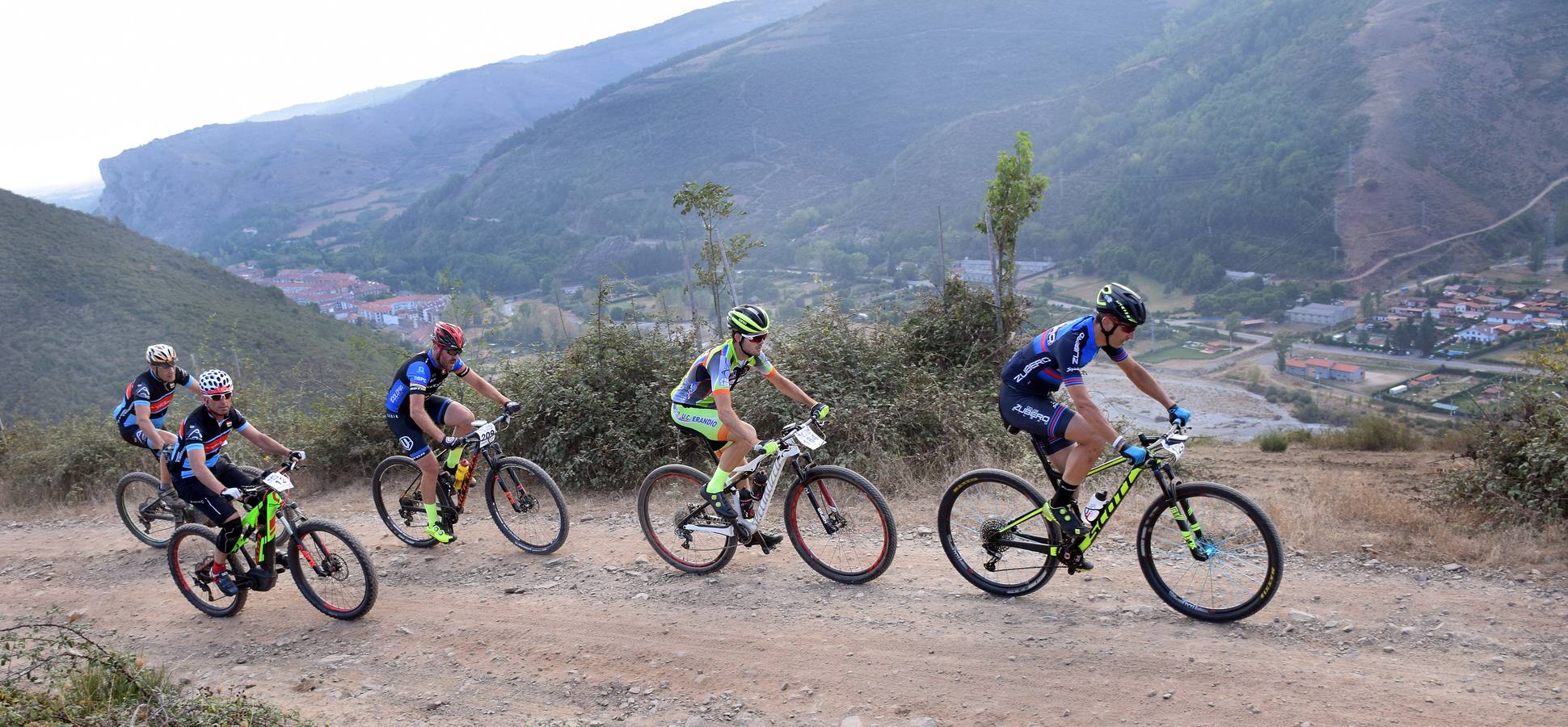 Las imágenes de la prueba ciclista de la localidad serrana