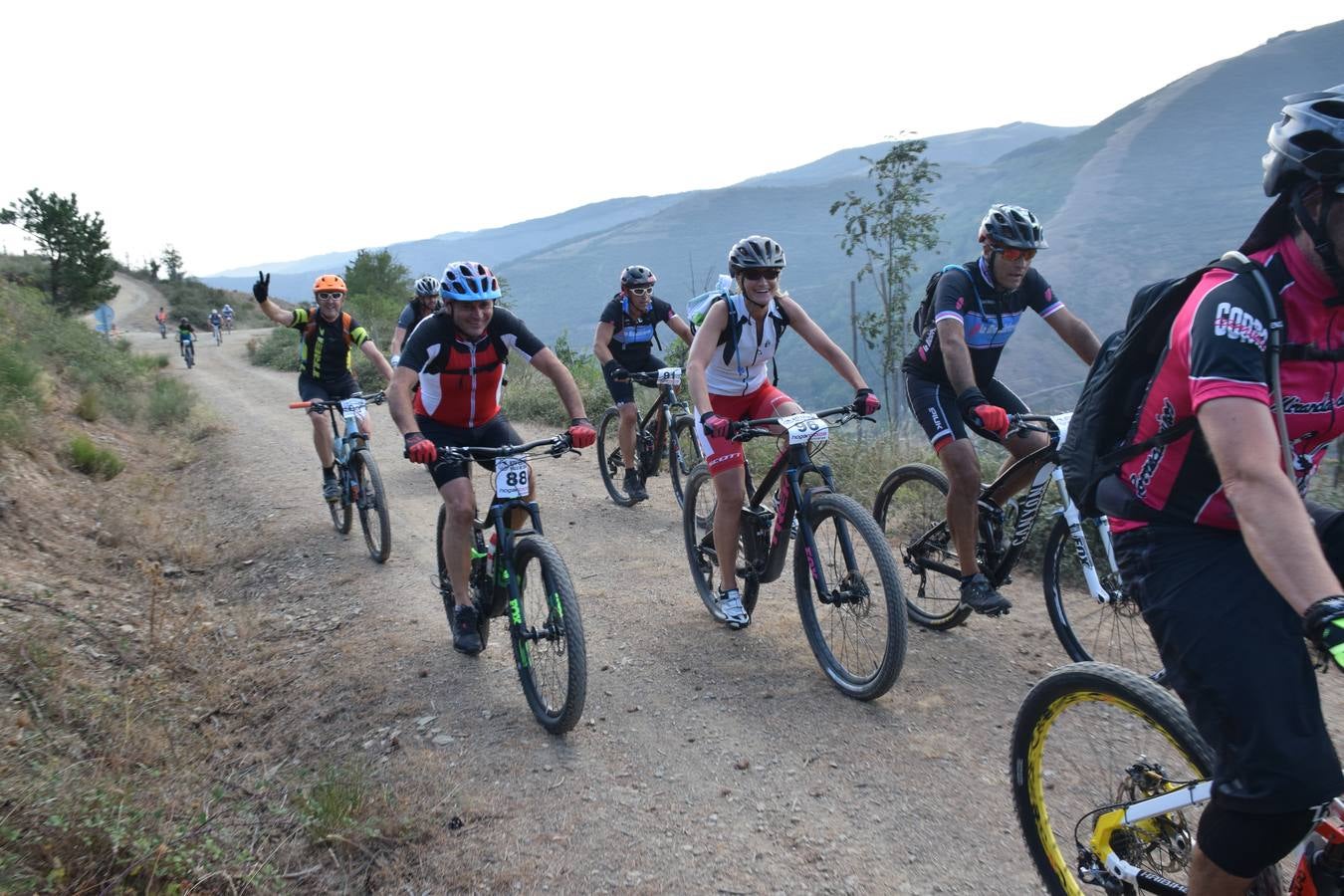 Las imágenes de la prueba ciclista de la localidad serrana