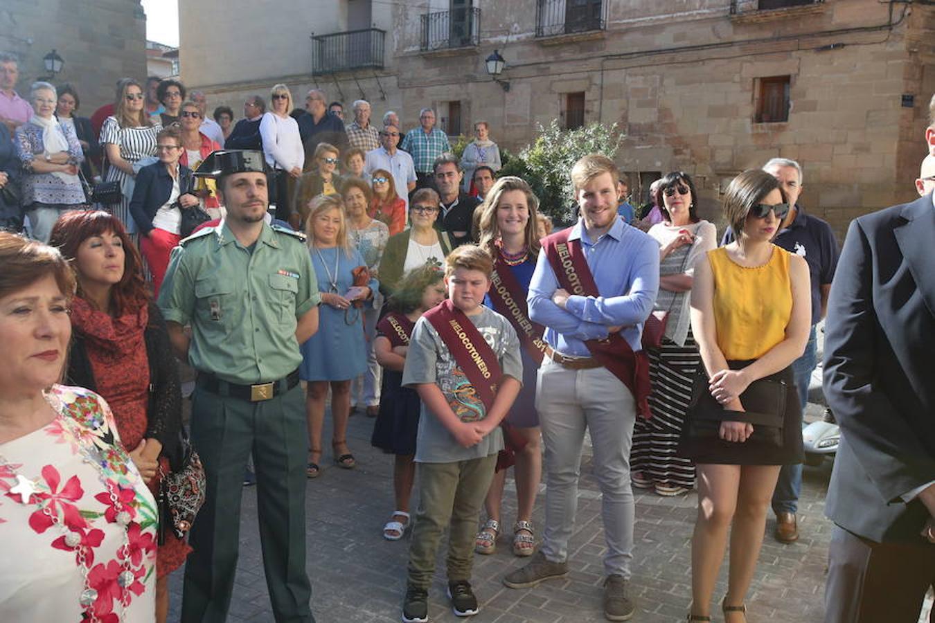 El presidente del Gobierno de La Rioja, José Ignacio Ceniceros ha participado esta maána en la inauguración del nuevo edificio que alberga el Ayuntamiento de Alberite ubicado en la Plaza José María Trevijano