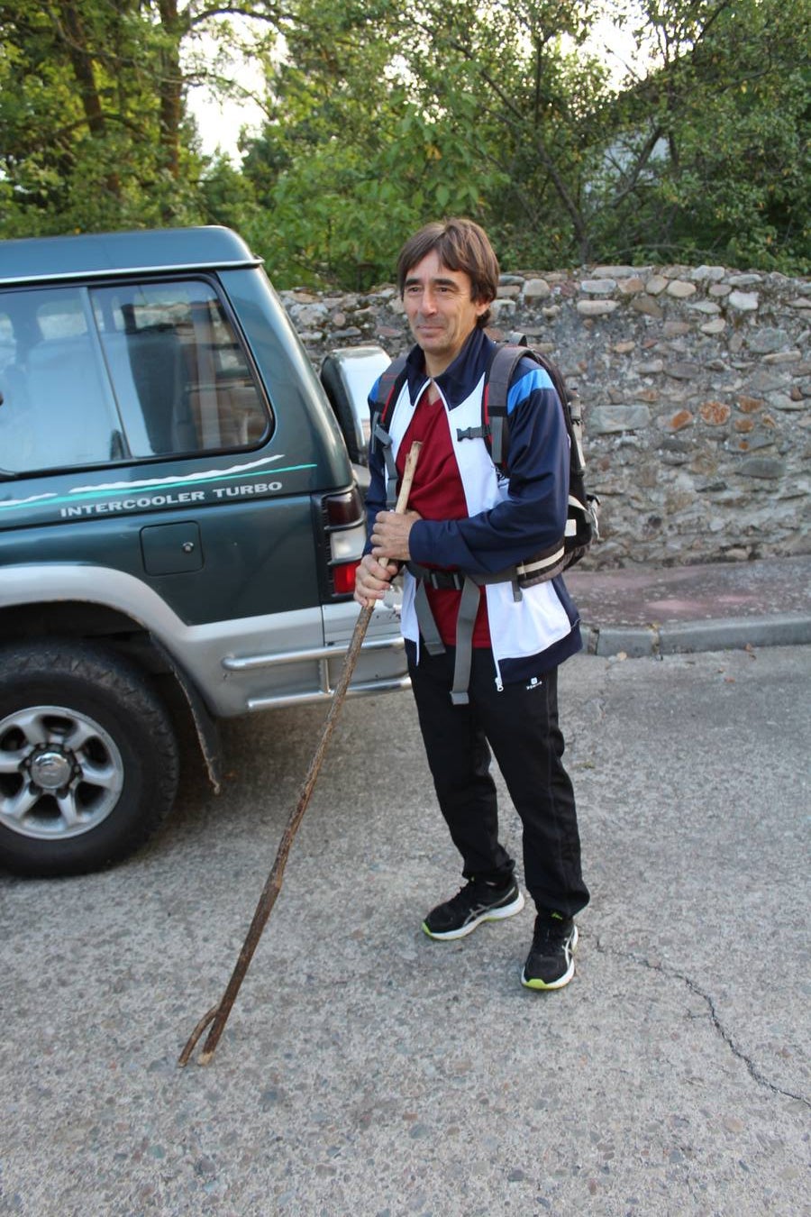 Hubo buen ambiente para enfrentarse al camino y buen almuerzo para recuperarse después