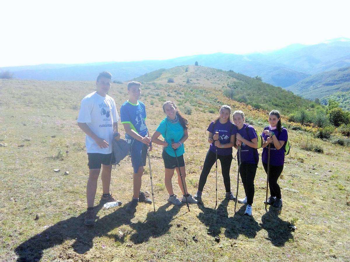 Hubo buen ambiente para enfrentarse al camino y buen almuerzo para recuperarse después