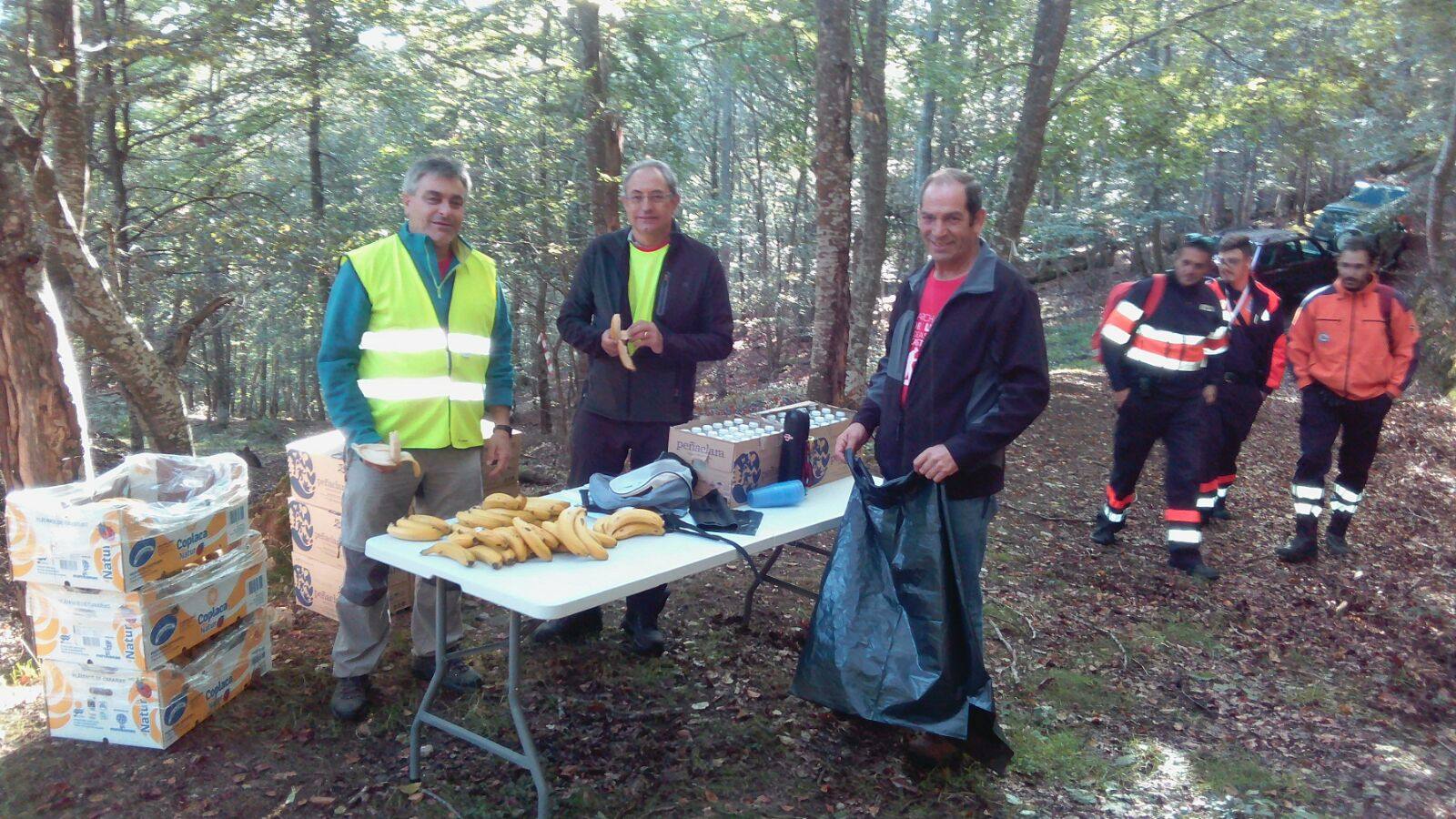 Hubo buen ambiente para enfrentarse al camino y buen almuerzo para recuperarse después