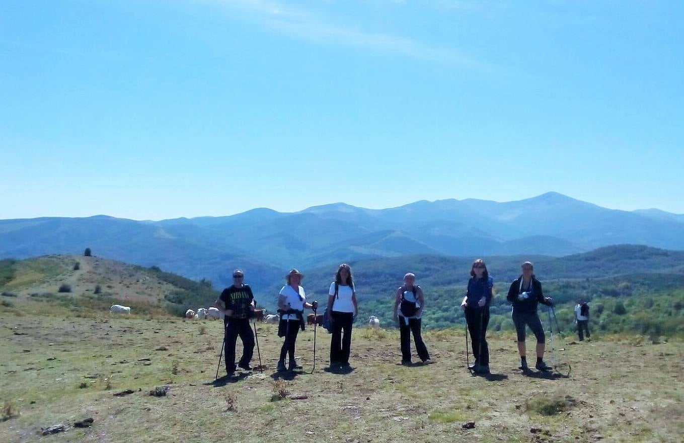 Hubo buen ambiente para enfrentarse al camino y buen almuerzo para recuperarse después