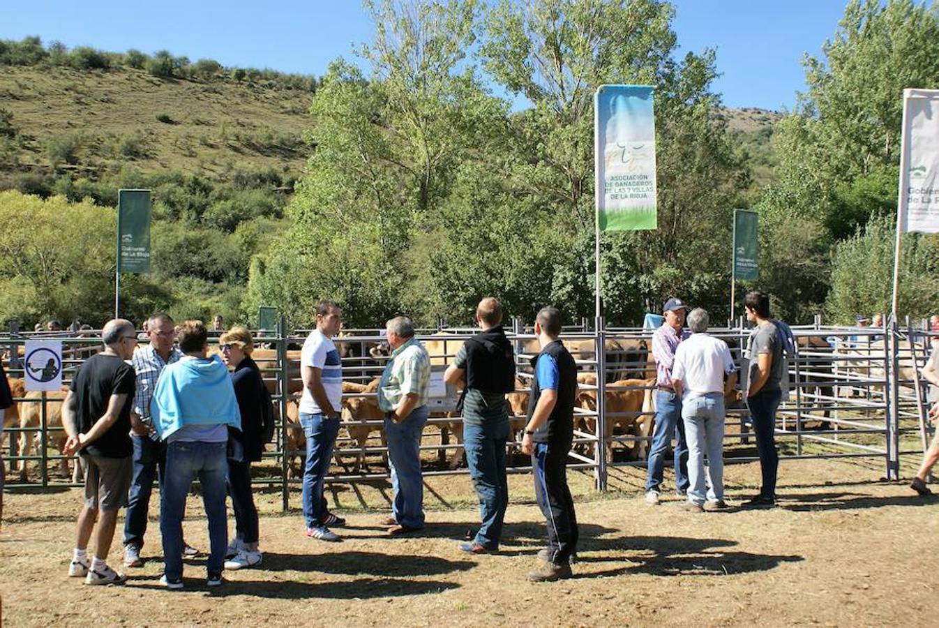 Tradición ganadera en Canales de la Sierra donde ayer se vivió su tradicional feria de ganado. Artesanía y productos de la tierra acompañaron una actividad que pelea por mantener su espacio y conservar el medio