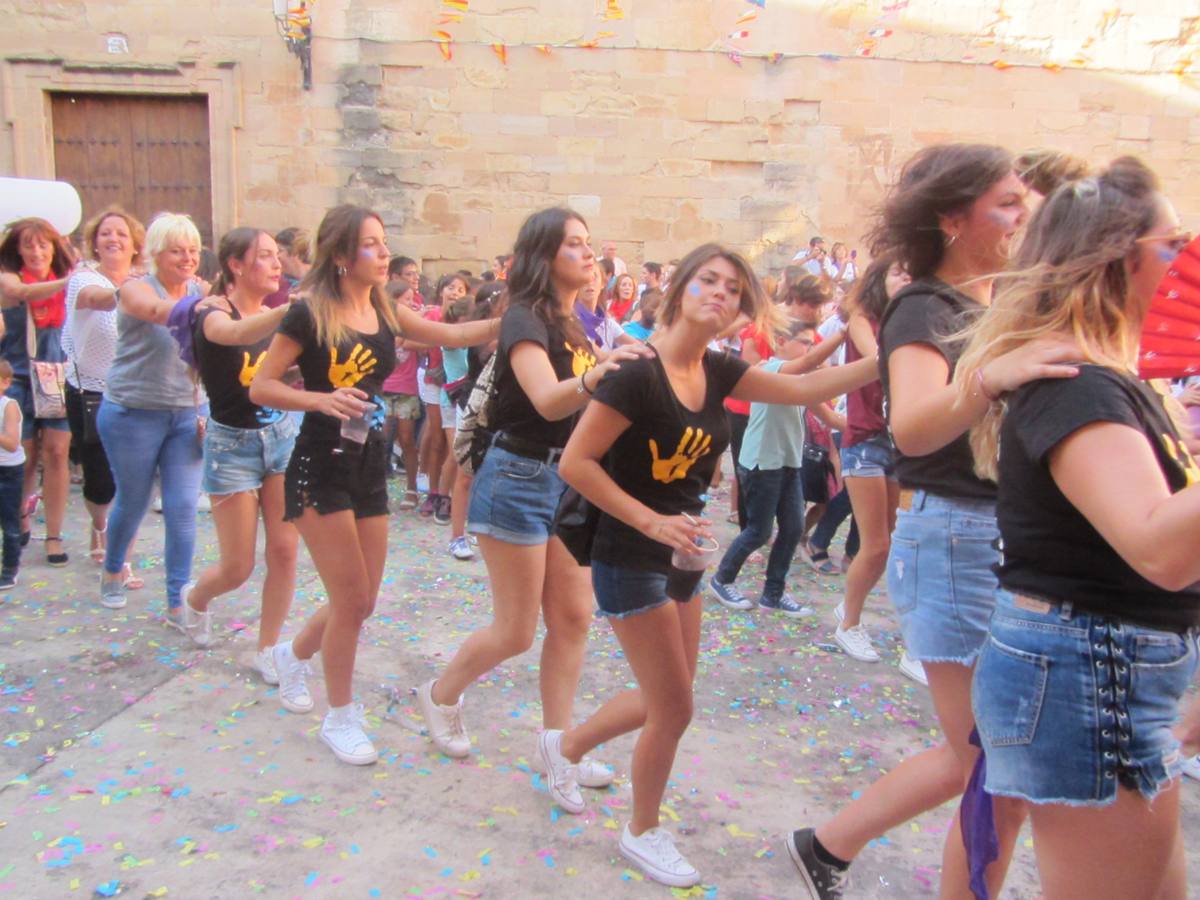 Cohete de las fiestas de la Virgen de la Antigua en Alberite