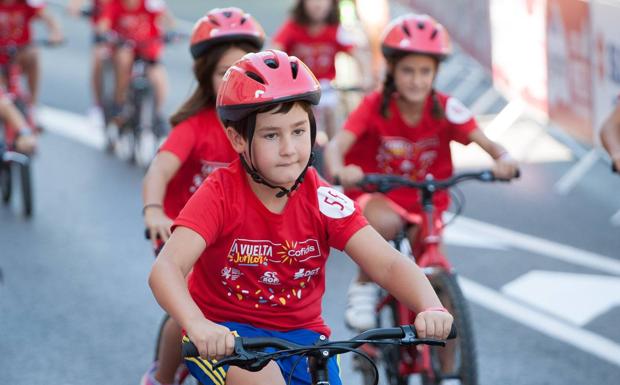 La 'Vuelta Júnior' por Logroño