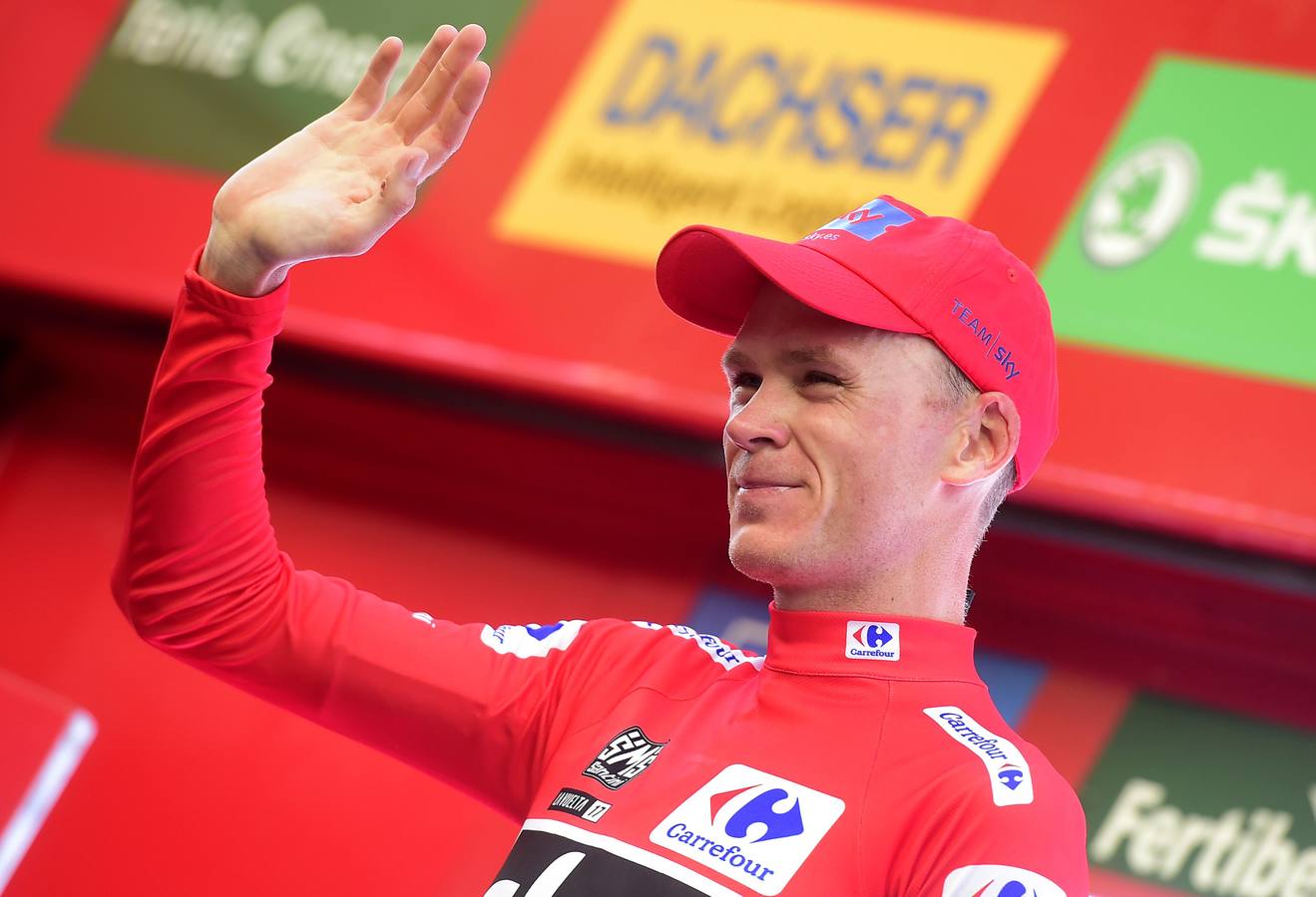 El líder de la Vuelta Ciclista a España ha consolidado su liderato con el triunfo en la contrarreloj que ha acabado en Logroño