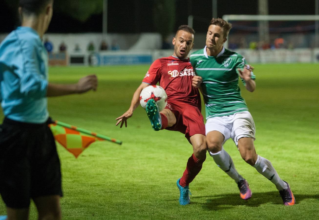 Los rojillos superaron en la prórroga por dos goles a cero al Leioa después de un extaordinario partido.