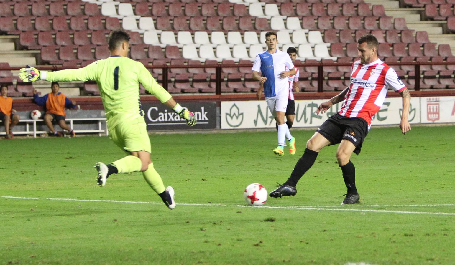 La UD Logroñés gana y alcanza la tercera ronda.