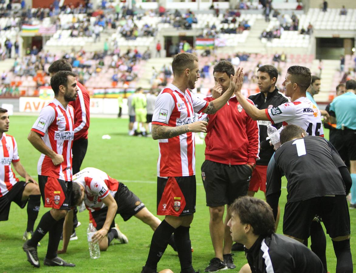 La UD Logroñés gana y alcanza la tercera ronda.