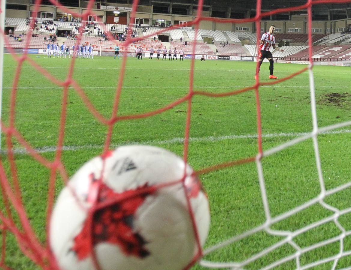 La UD Logroñés gana y alcanza la tercera ronda.