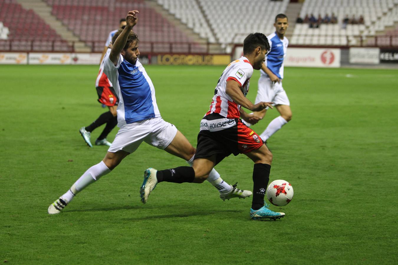 La UD Logroñés gana y alcanza la tercera ronda.