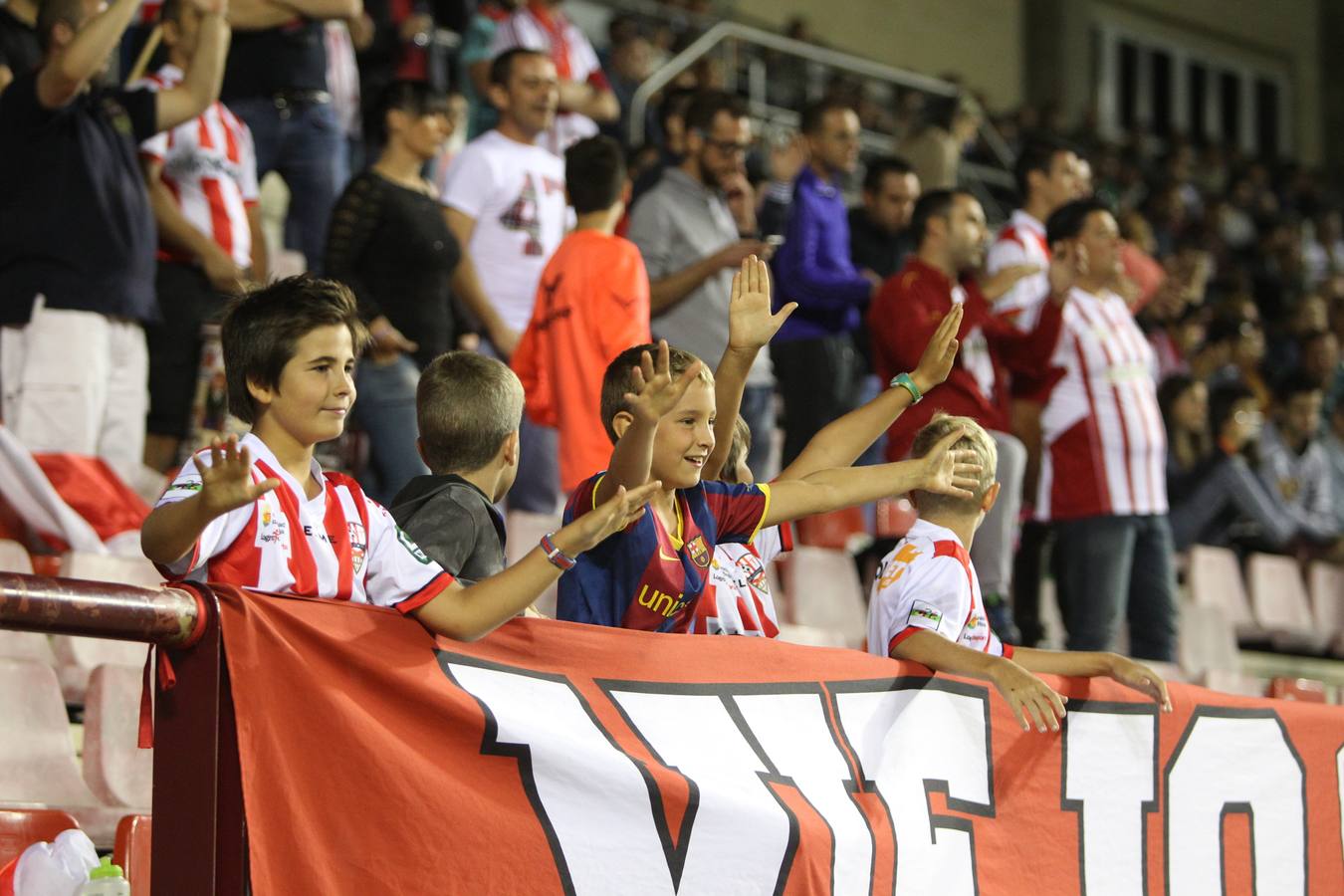 La UD Logroñés gana y alcanza la tercera ronda.