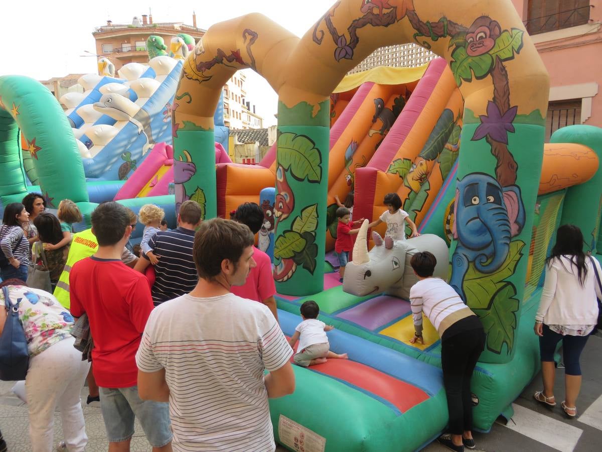 Imágenes de las vaquillas y de la procesión de las fiestas de Alfaro.