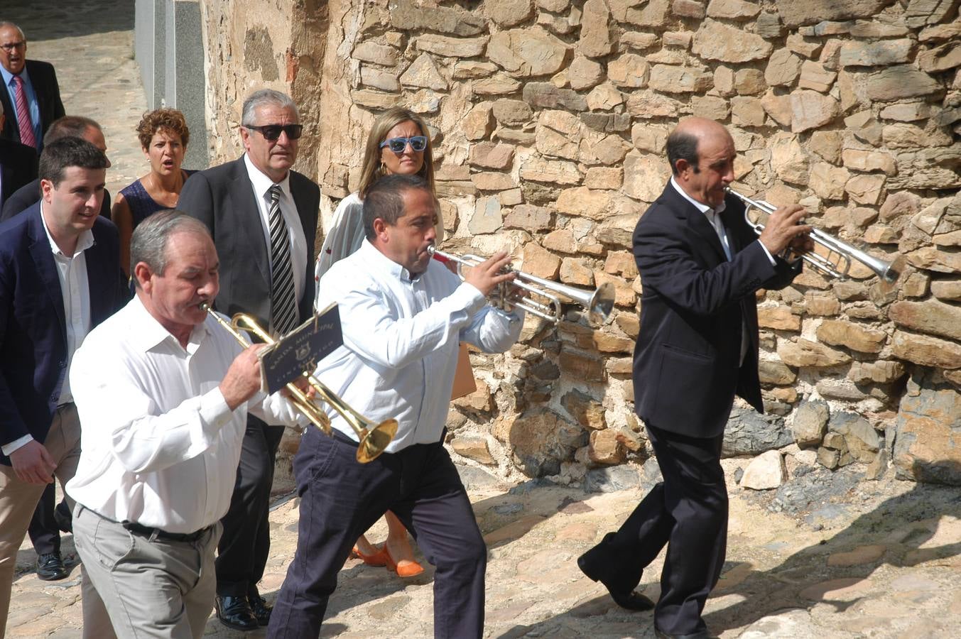 Procesion de Virgen de la Antigua en Grávalos