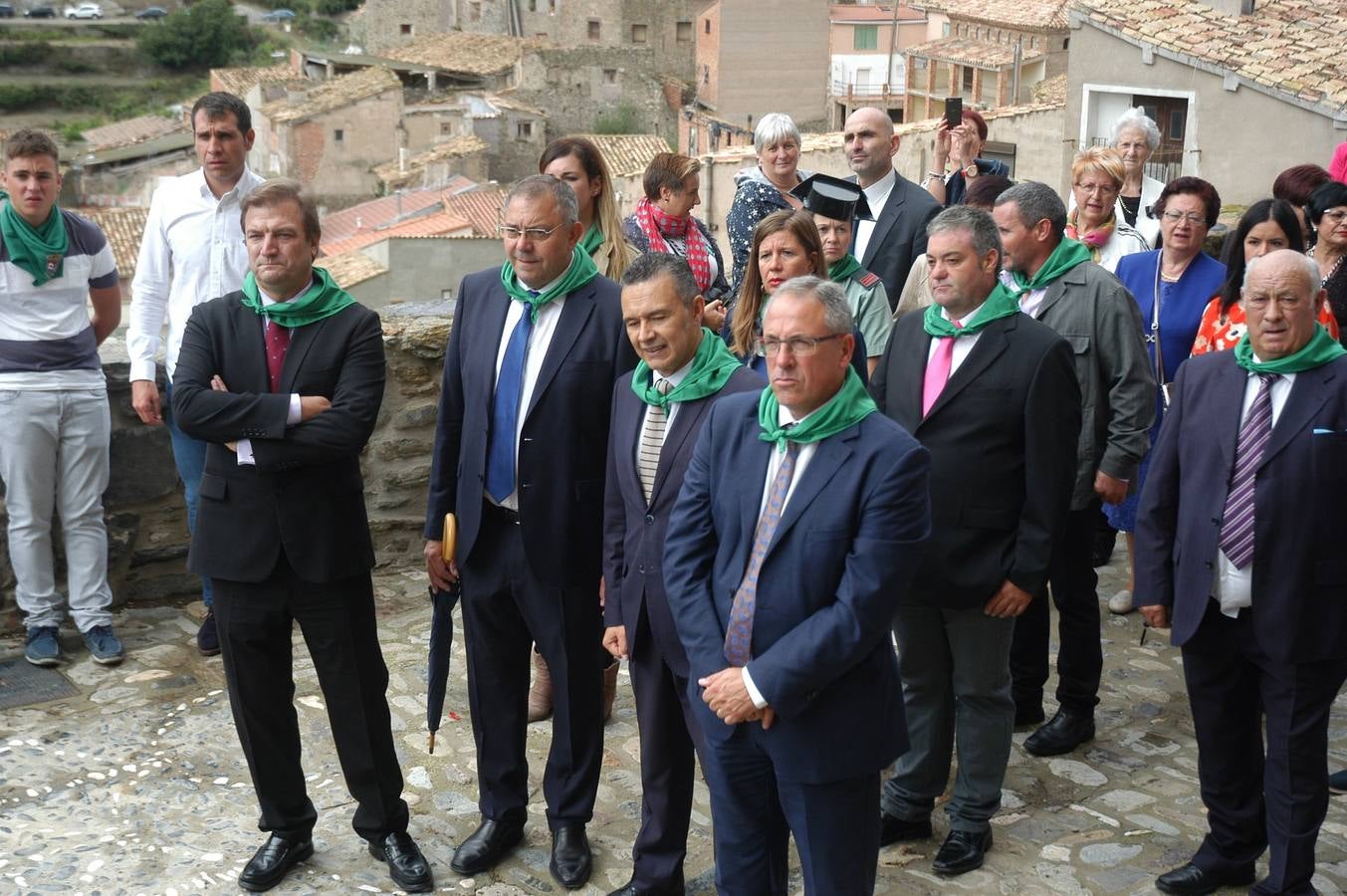 Imágenes de la procesión que se celebró en Cornago en honor a la Virgen de la Soledad.