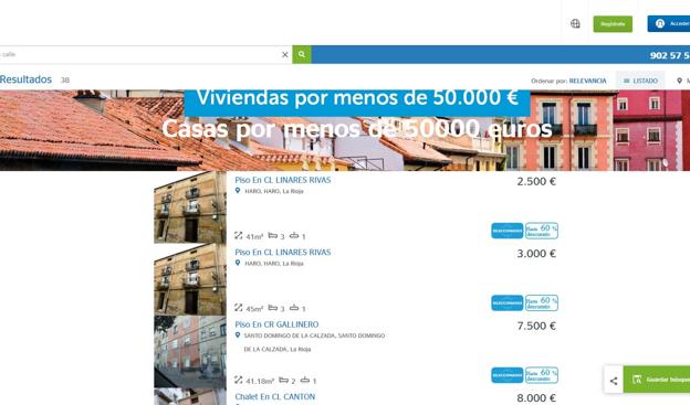 ¿Quieres comprar un piso por 2.500 euros en Haro?