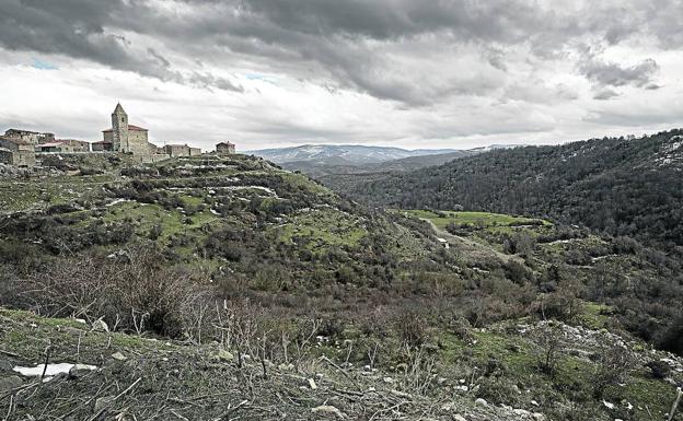 Torre en Cameros. Imagen de la localidad camerana, una de las comarcas más despobladas de la región. 