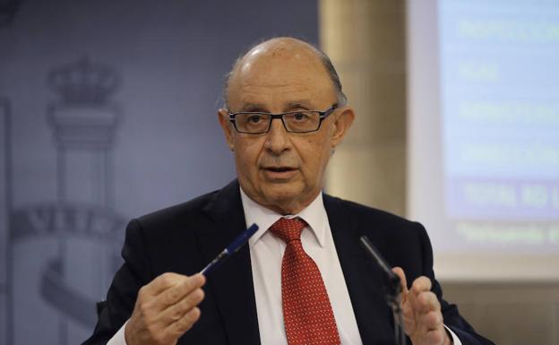 El ministro de Hacienda, Cristóbal Montoro.