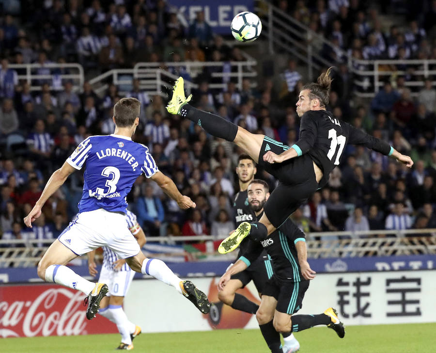 El Real Madrid saltó al césped de Anoeta con Borja Mayoral de titular para intentar romper la racha del conjunto vasco.