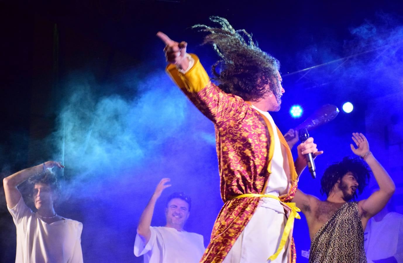 El grupo actuó ayer en la sede de la Peña La Rioja.