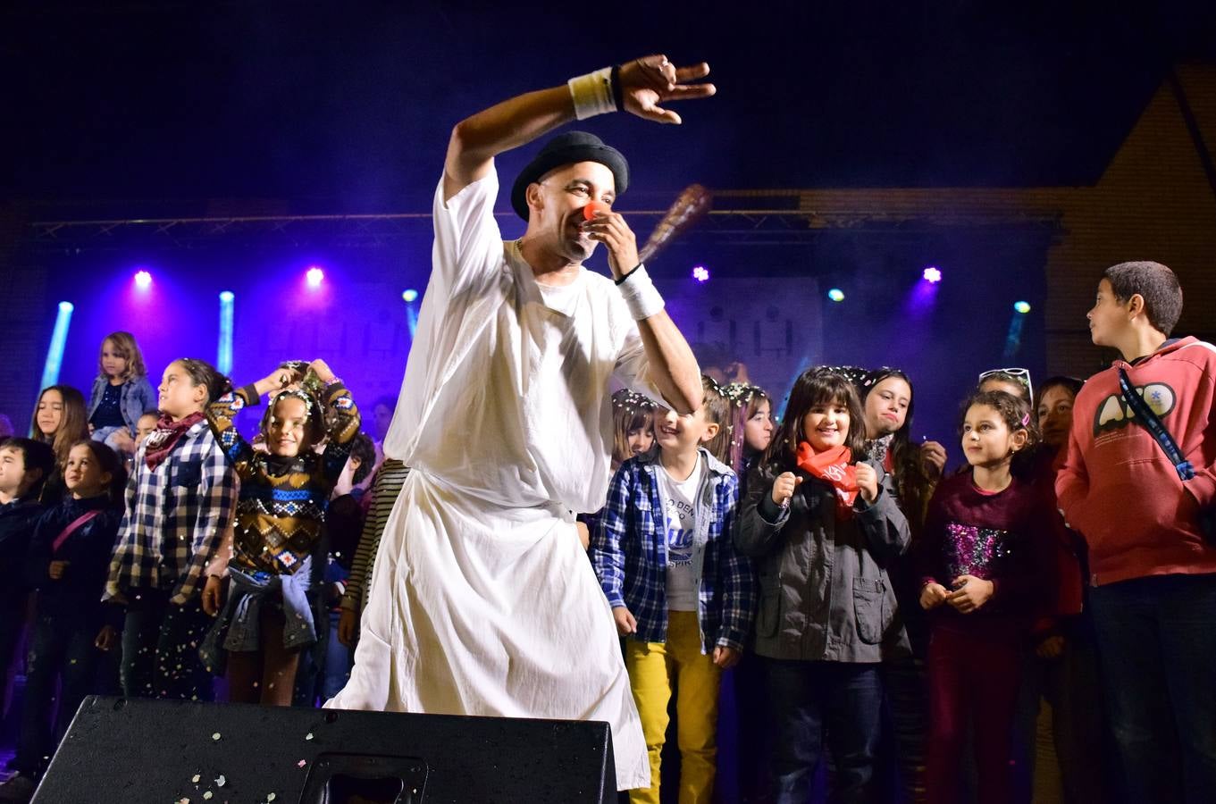 El grupo actuó ayer en la sede de la Peña La Rioja.