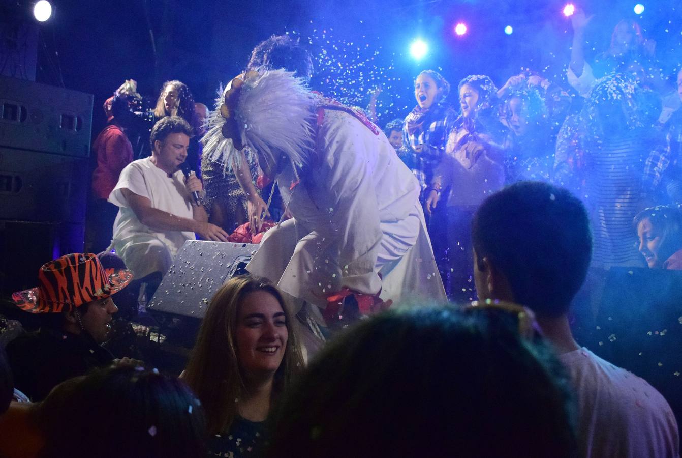 El grupo actuó ayer en la sede de la Peña La Rioja.