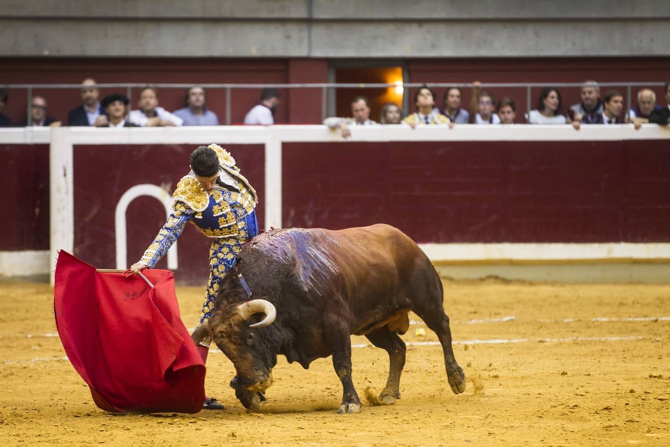 Hermoso, Talavante y Roca Rey, en el festejo