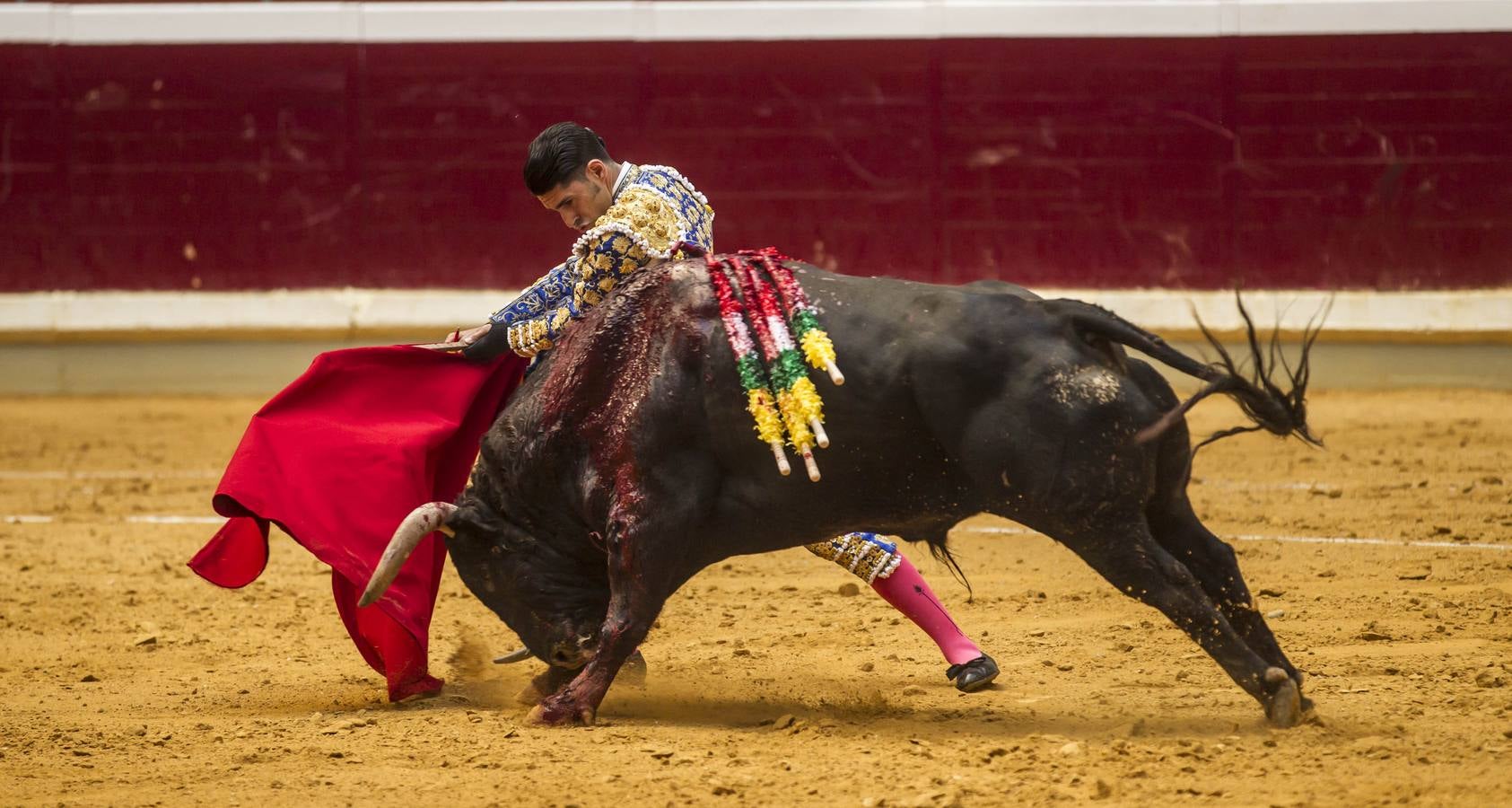 Hermoso, Talavante y Roca Rey, en el festejo