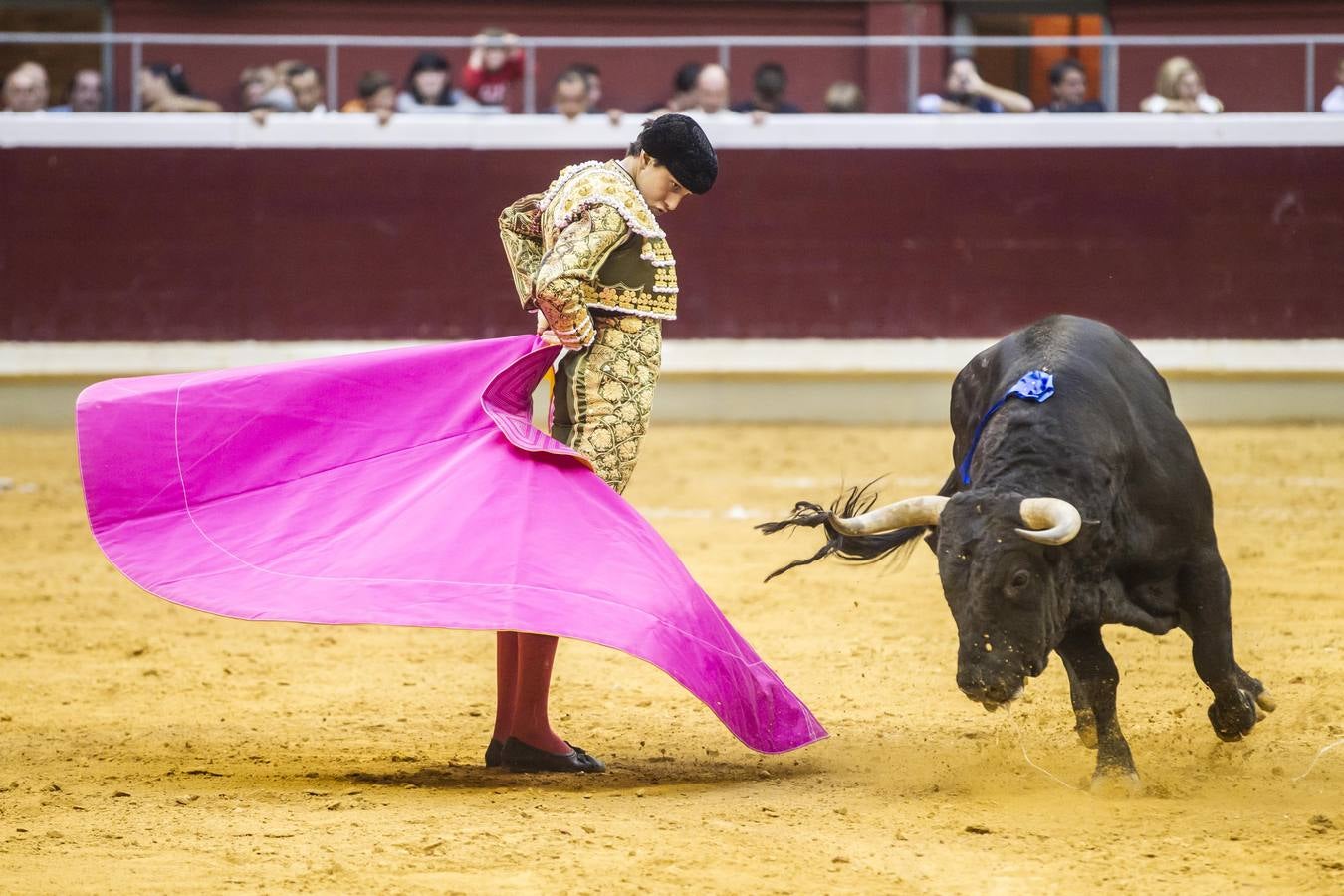 Hermoso, Talavante y Roca Rey, en el festejo