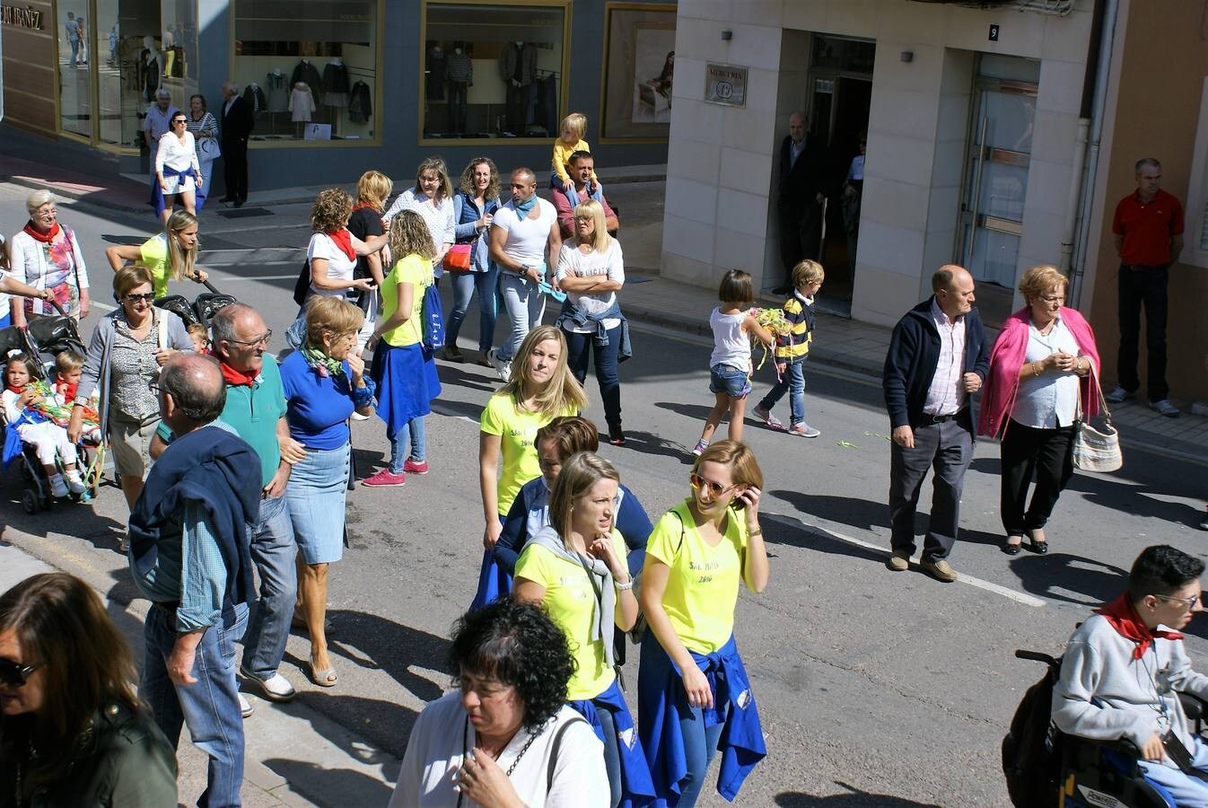 El disparo del cohete en Baños de Río Tobía dio inicio a las fiestas de San Mateo.