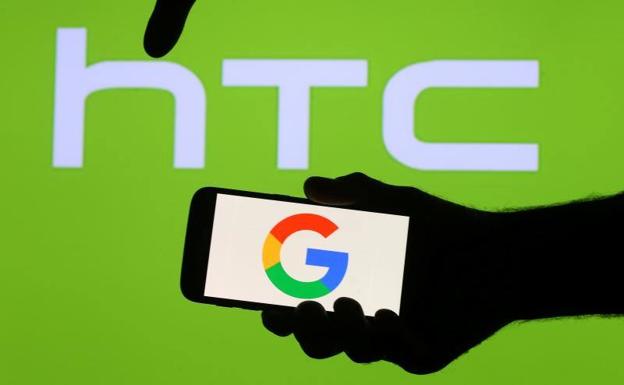 Logos de HTC y Google.