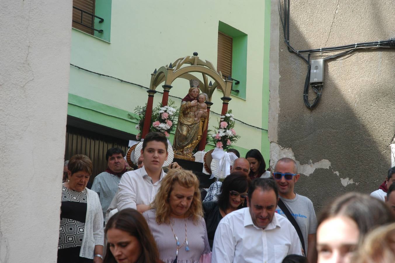 Pisado de uva y procesión de Acción de Gracias y Virgen de la Antigua en Rincón de Olivedo
