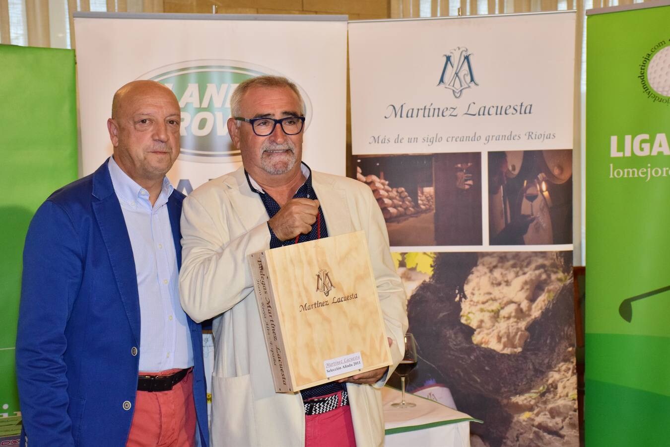 Imágenes de la entrega de premios del Torneo Martínez Lacuesta, de la Liga de Golf y Vino de lomejordelvinoderioja.com.