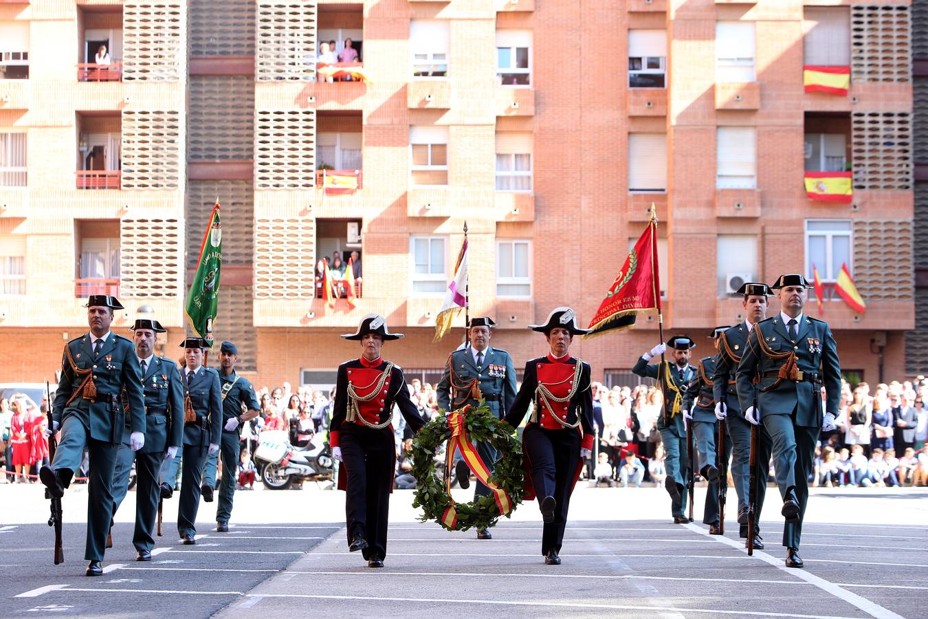 Las imágenes de la celebración en el cuartel de la Guardia Civil en Logroño