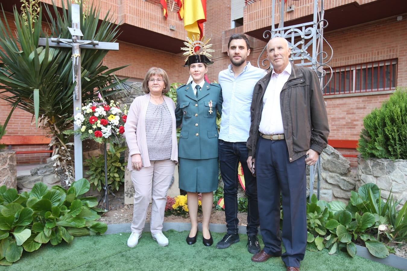 Las imágenes de la celebración en el cuartel de la Guardia Civil en Logroño