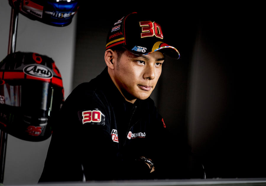 El piloto japonés de Moto2 Takaaki Nakagami.