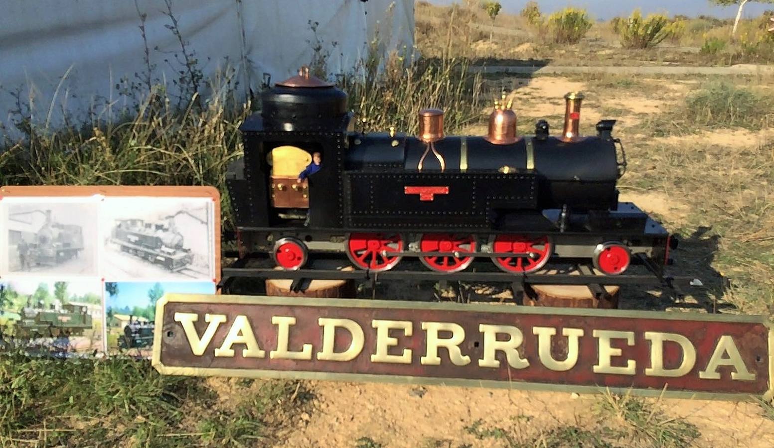 El parque temático del tren de Gimileo celebró este jueves una jornada con ferrocarriles a escala