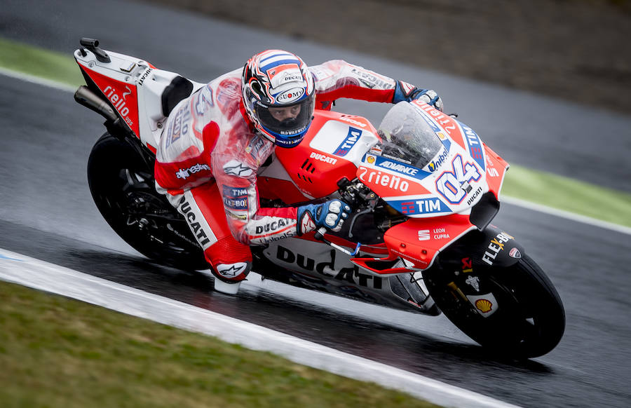 El piloto italiano de MotoGP Andrea Dovizioso.