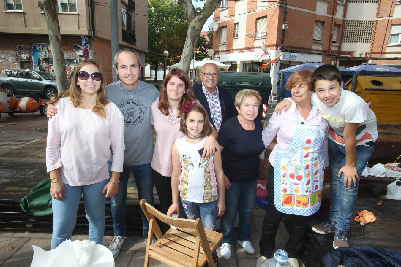 El barrio logroñés disfrutó de estos manjares dentro de sus fiestas