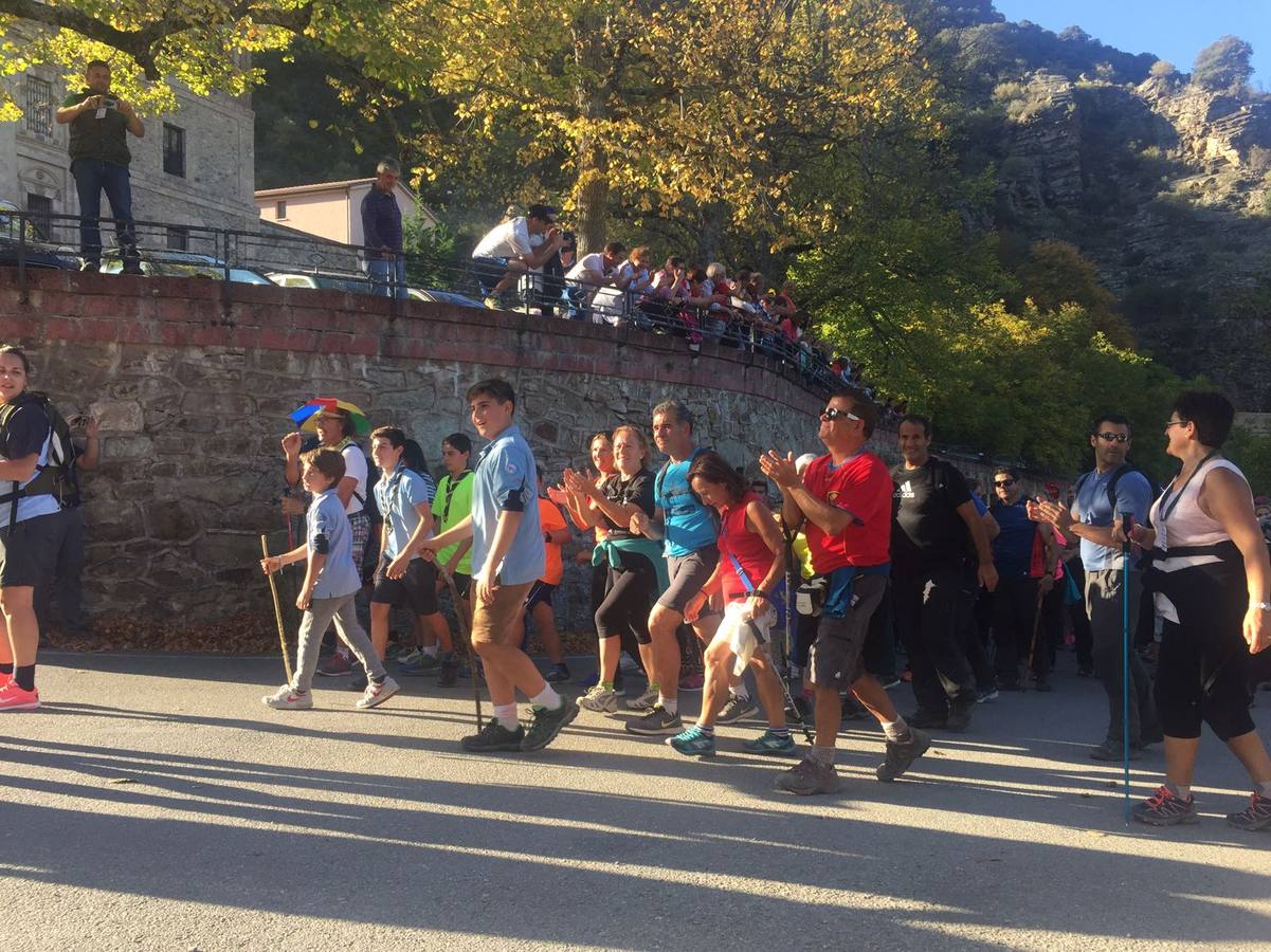 Este domingo se ha celebrado la XXXV Valvanerada Scout entre Arnedo y Valvanera