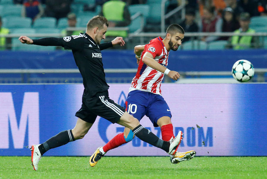 El conjunto que entrena Simeone empata en Bakú y sigue sin levantar cabeza en la Champions.