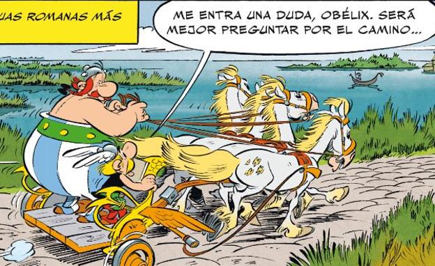 Viñeta de 'Astérix en Italia'