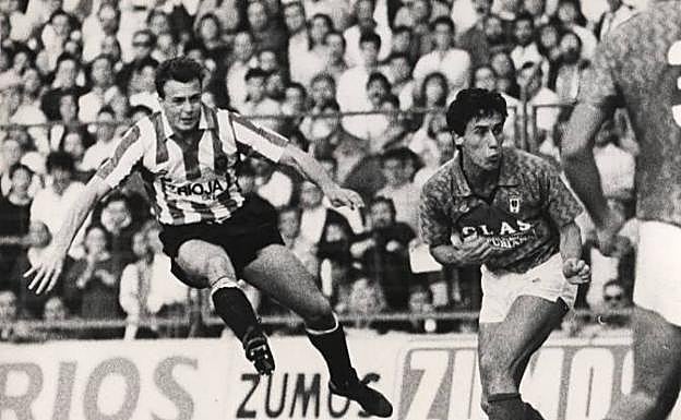 Cristobal, en su etapa como jugador del Logroñés. 