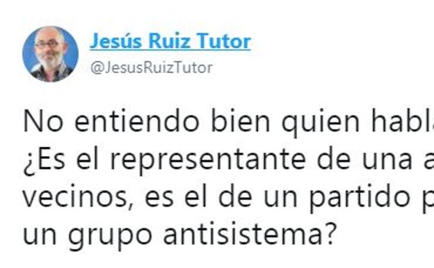 La oposición juzga «inaceptable» un tuit de Ruiz Tutor sobre la asociación de Los Lirios