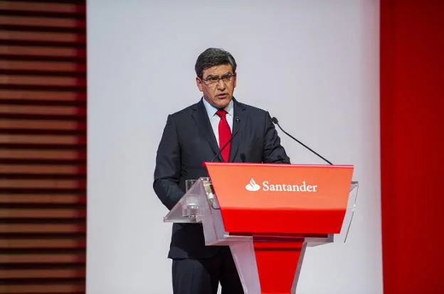 José Antonio Álvarez, consejero delegado del Banco Santander. :: j. m. serrano
