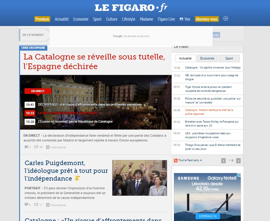 El diario francés 'Le Figaro'.